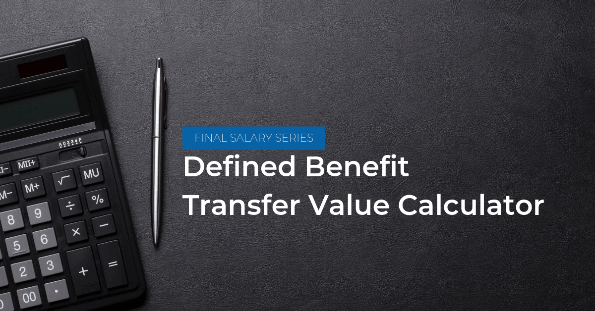Introducir Adecuado Perezoso Defined Benefit Pension Calculator | CETV Calculator